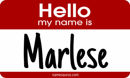 Hello my name is Marlese png download