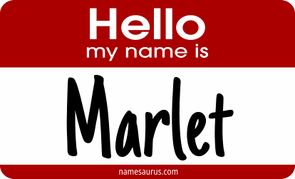 Hello my name is Marlet png download
