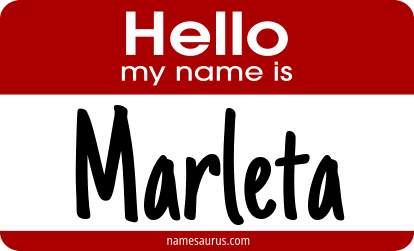 Hello my name is Marleta png download