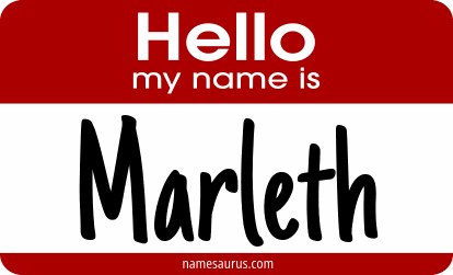 Hello my name is Marleth png download
