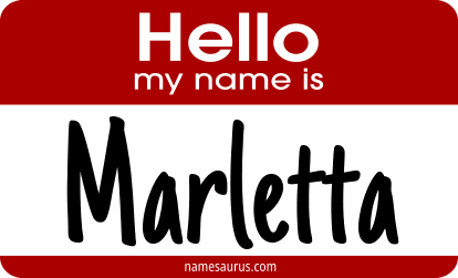 Hello my name is Marletta png download