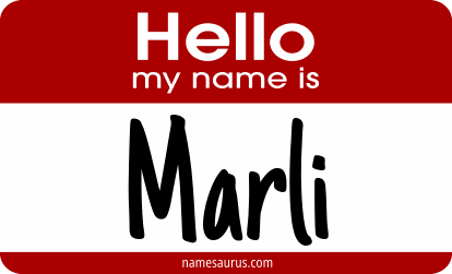 Hello my name is Marli png download