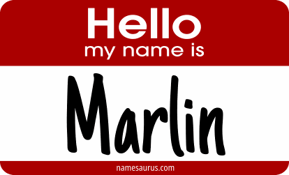 Hello my name is Marlin png download