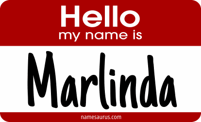 Hello my name is Marlinda png download
