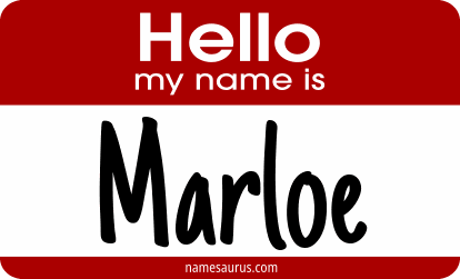 Hello my name is Marloe png download