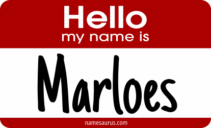 Hello my name is Marloes png download