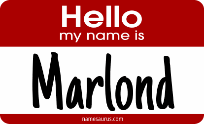 Hello my name is Marlond png download