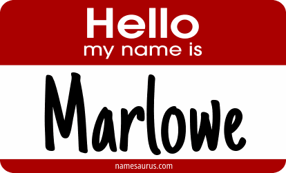 Hello my name is Marlowe png download