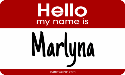 Hello my name is Marlyna png download