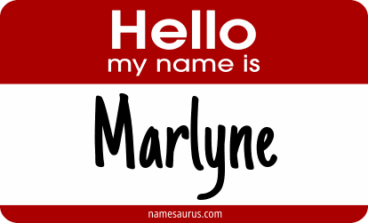 Hello my name is Marlyne png download