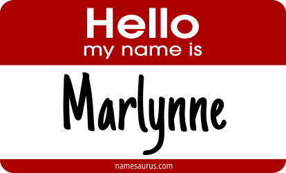 Hello my name is Marlynne png download