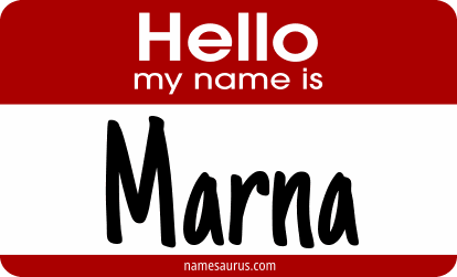 Hello my name is Marna png download