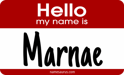 Hello my name is Marnae png download