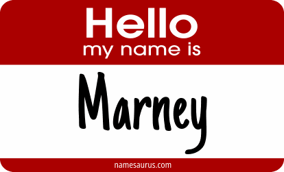 Hello my name is Marney png download