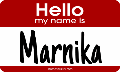 Hello my name is Marnika png download