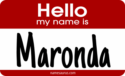 Hello my name is Maronda png download