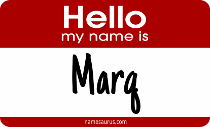 Hello my name is Marq png download