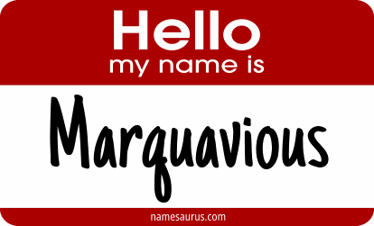 Hello my name is Marquavious png download