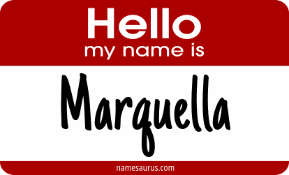 Hello my name is Marquella png download