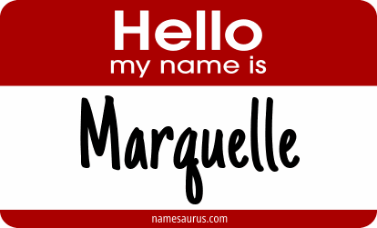 Hello my name is Marquelle png download