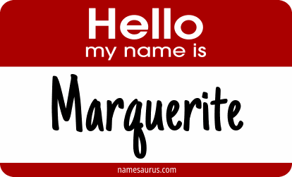 Hello my name is Marquerite png download