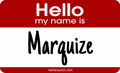 Hello my name is Marquize png download