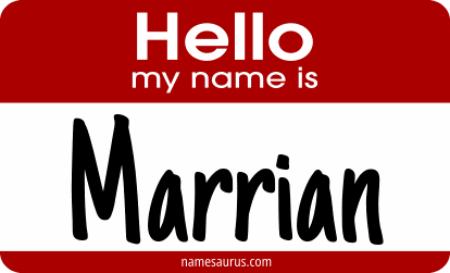 Hello my name is Marrian png download