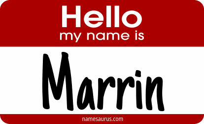 Hello my name is Marrin png download