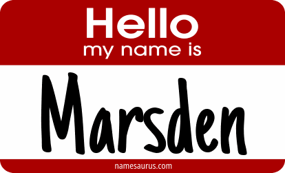 Hello my name is Marsden png download