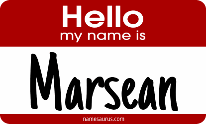Hello my name is Marsean png download