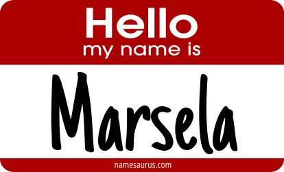 Hello my name is Marsela png download