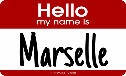 Hello my name is Marselle png download