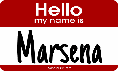 Hello my name is Marsena png download