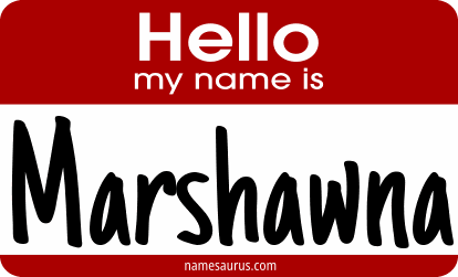 Hello my name is Marshawna png download