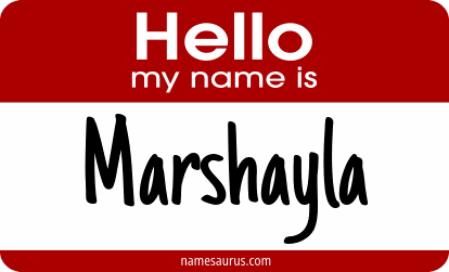 Hello my name is Marshayla png download