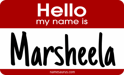 Hello my name is Marsheela png download