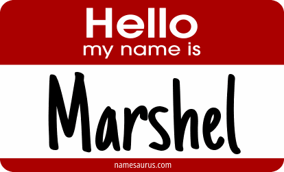 Hello my name is Marshel png download