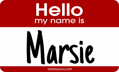 Hello my name is Marsie png download
