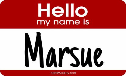Hello my name is Marsue png download