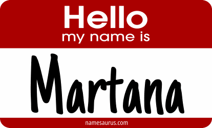 Hello my name is Martana png download