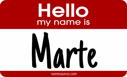 Hello my name is Marte png download