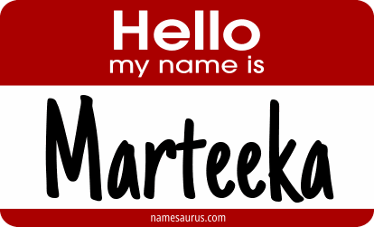 Hello my name is Marteeka png download