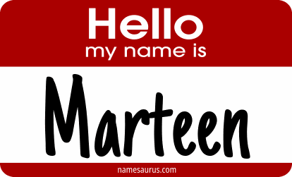 Hello my name is Marteen png download