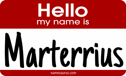 Hello my name is Marterrius png download