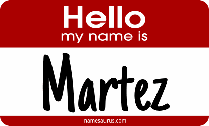 Hello my name is Martez png download
