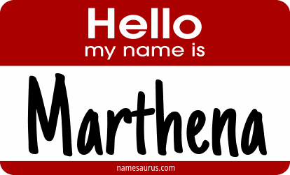 Hello my name is Marthena png download