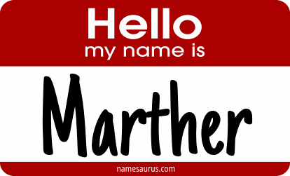Hello my name is Marther png download