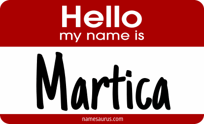 Hello my name is Martica png download
