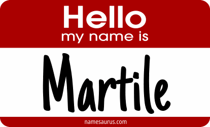 Hello my name is Martile png download