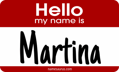 Hello my name is Martina png download
